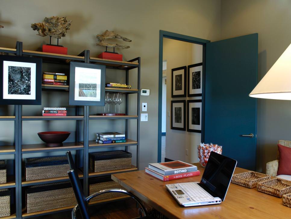 dream home office shelving design