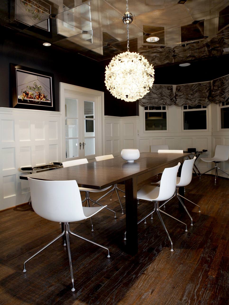 24+ Black and White Dining Room Designs | Dining Room designs | Design ...