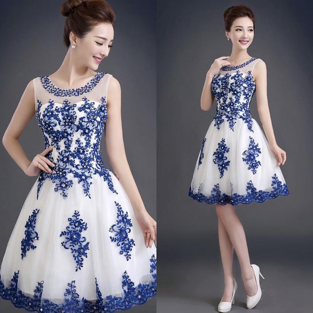 stylish white dress