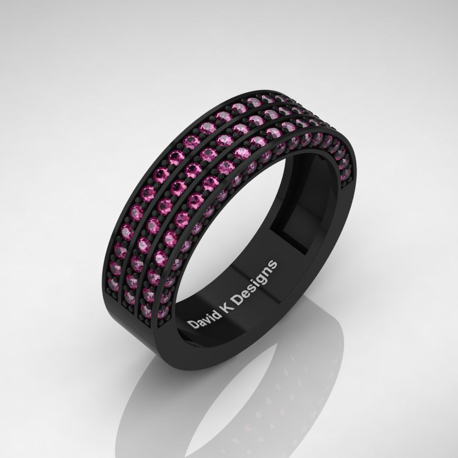 black and pink band