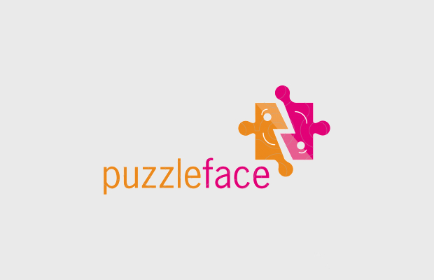 puzzle logo for communication