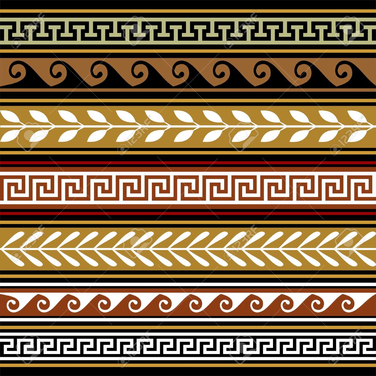 geometric greek pattern