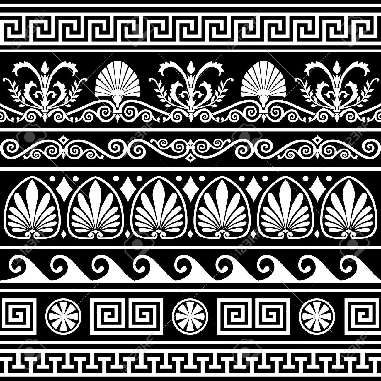 antique greek pattern
