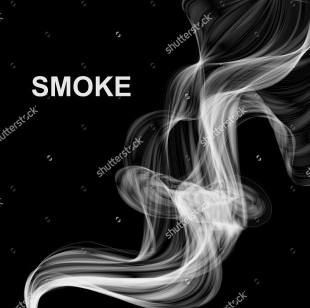 vector abstract smoke background
