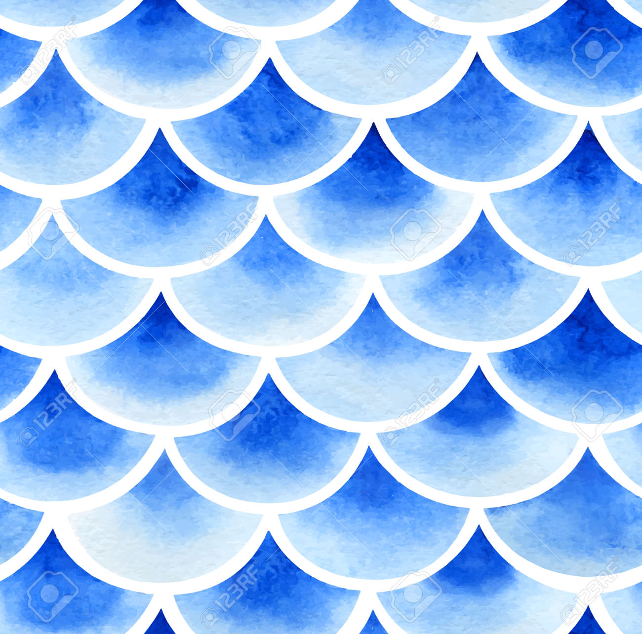 Printable Fish Scale Pattern