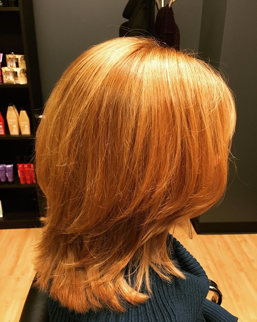 soft gold copper hair