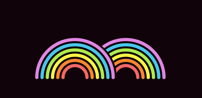 20+ Rainbow Logo Designs, Ideas, Examples | Design Trends
