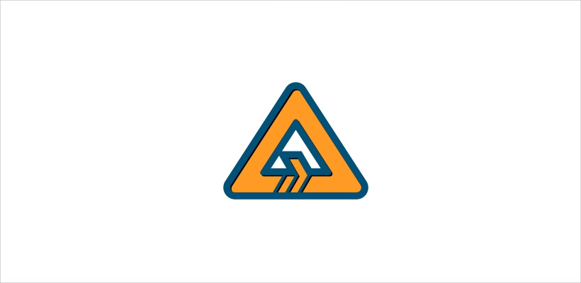 stunning triangle logo