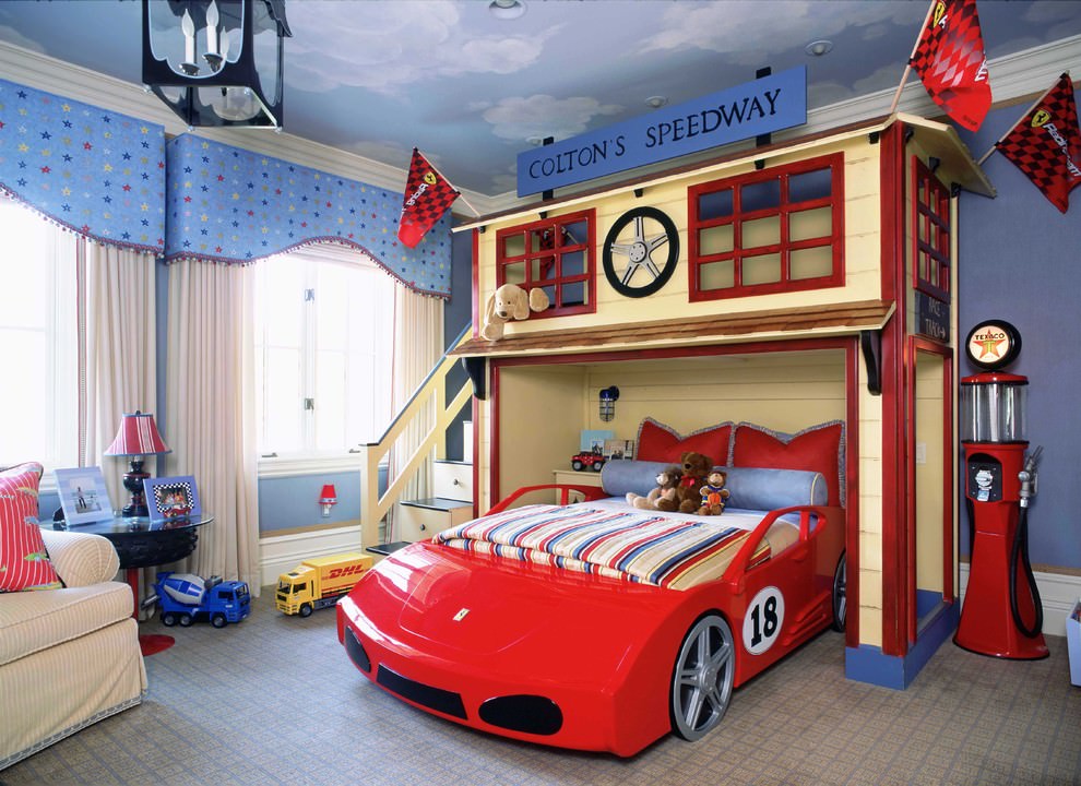 disney car themed bunk bed