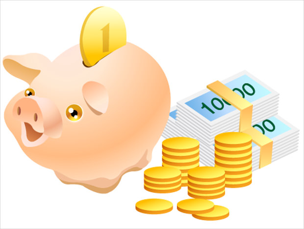 piggy bank money icon