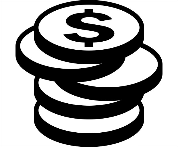 dollar sign coin icon