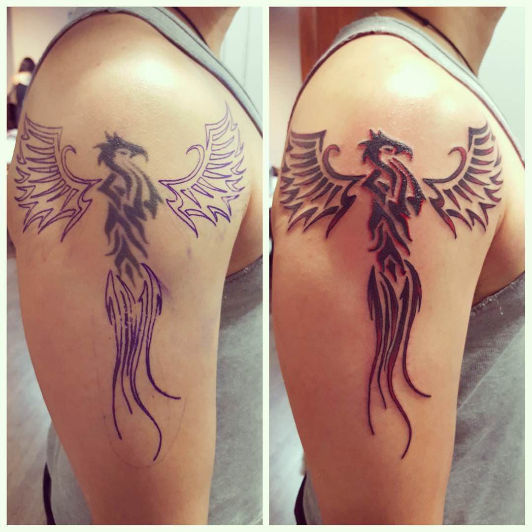 eagle sleeve tattoo design