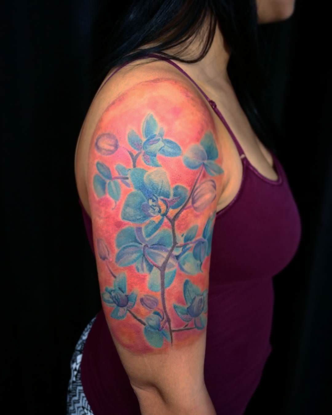 lilly sleeve tattoo designs