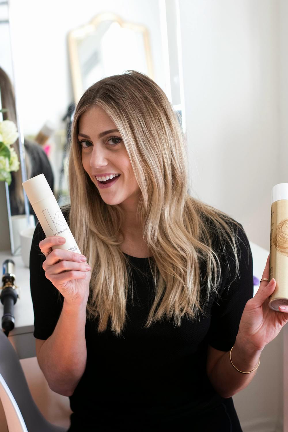 get a natural look with texture spray