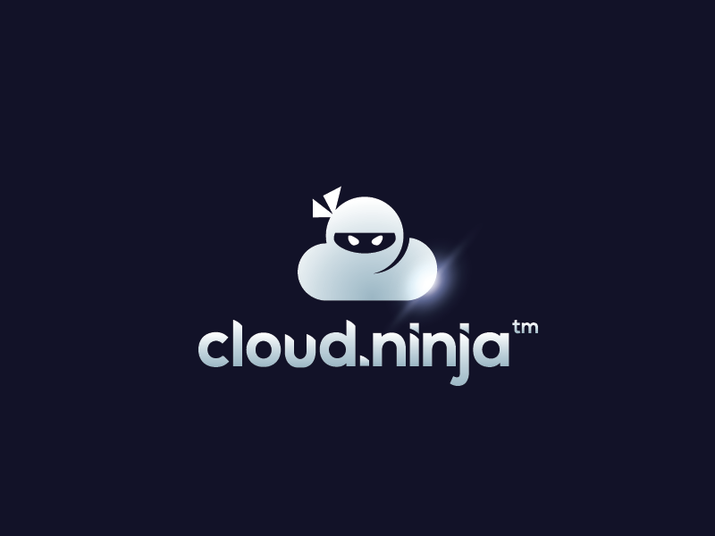 cloud ninja logo design