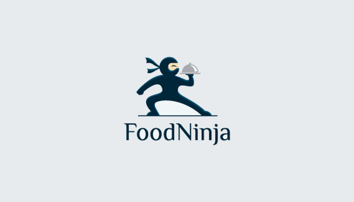 food ninja logo design