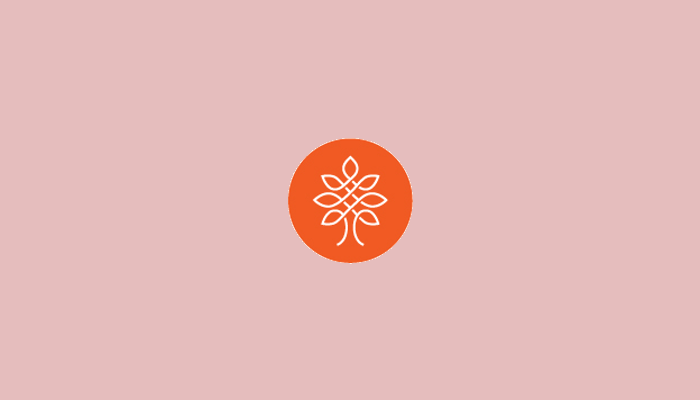 abstract tree logo design