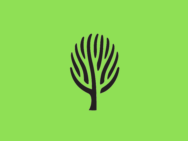 autumn tree logo design
