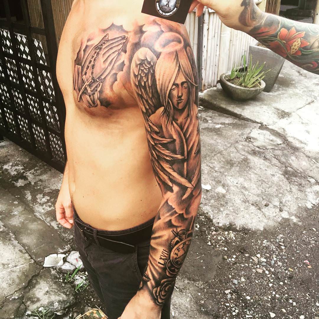 Mens Sleeve Tattoo Ideas For Guys Design Collection | Dimensional