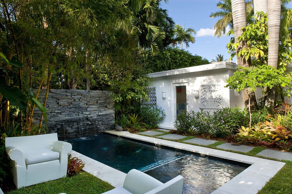 modish patio pool designs
