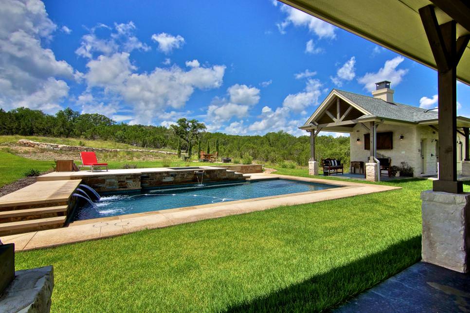 backyard lap swimming pool designs