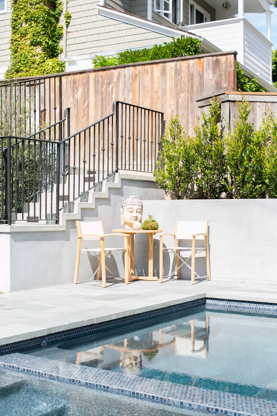 serene backyard swimming pool designs