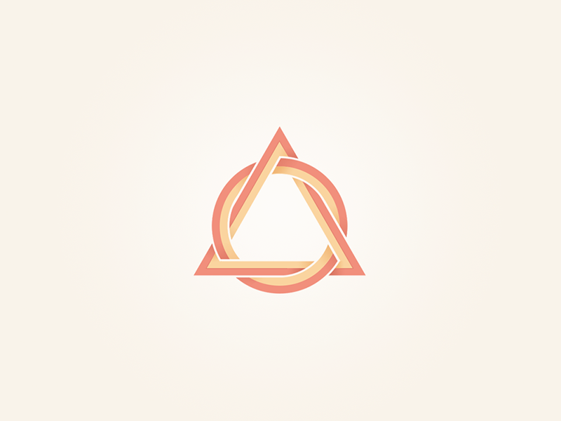 triangular shaped logo