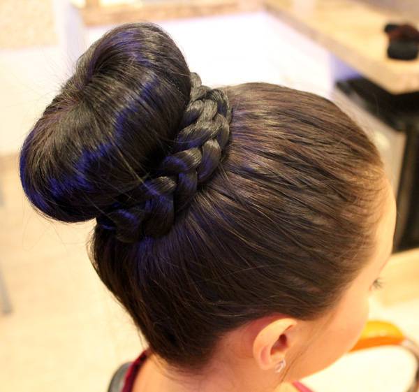 braided bun hairstyles for black hair