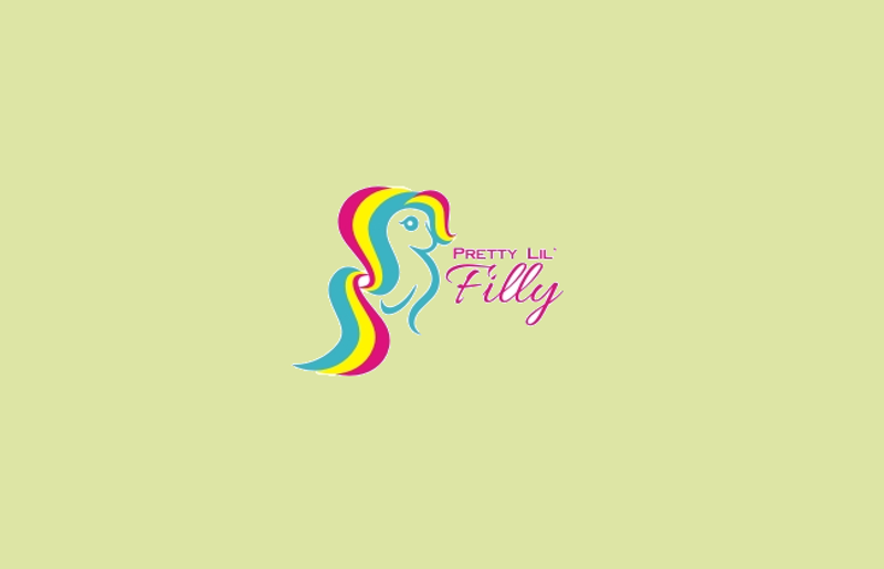 girly rainbow logo 