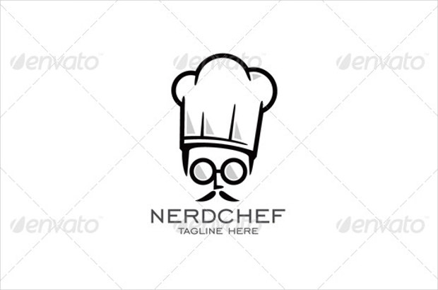 nerdchef beautiful logo