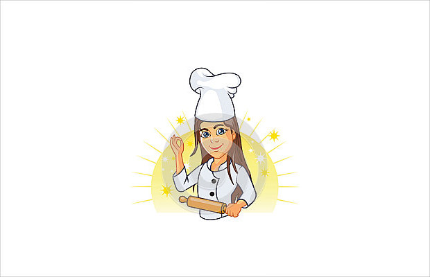 lady junior chef logo
