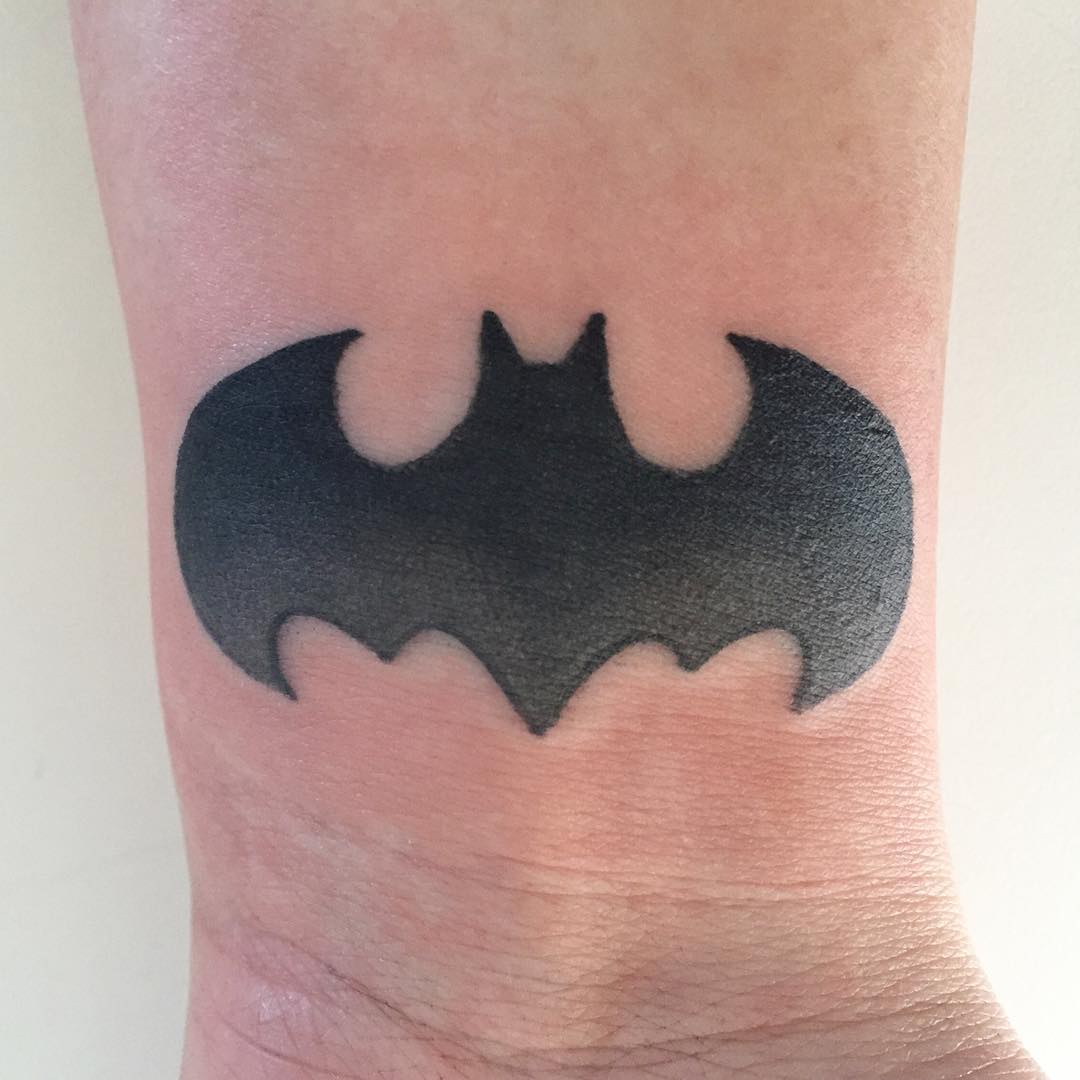 bats symbol tattoo for women