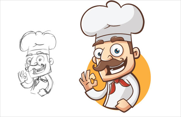 chef character logo
