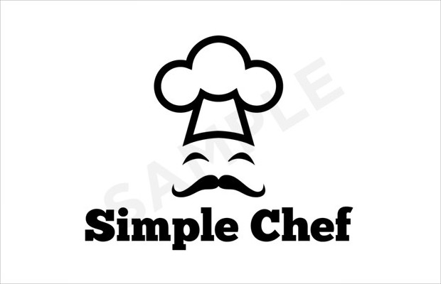 simple chef logo