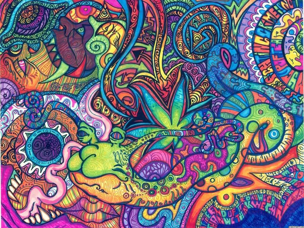 awesome hippie background