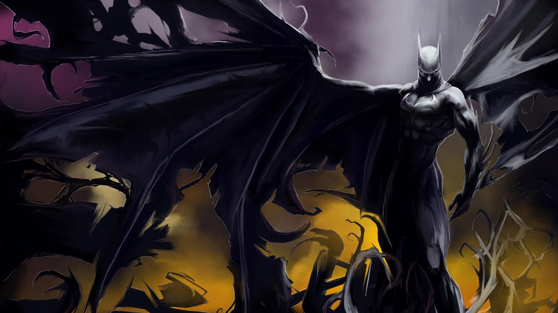 batman dark wallpaper