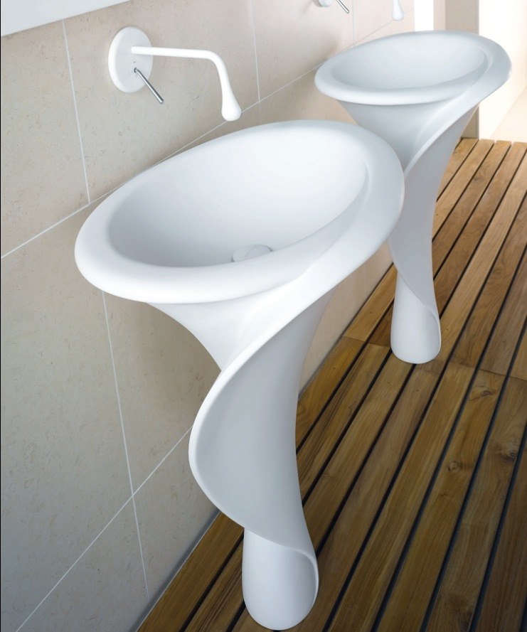 solid bathroom sink designs
