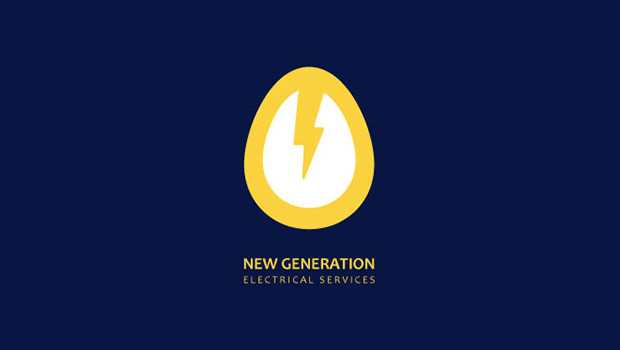 egg logo design for electrical services