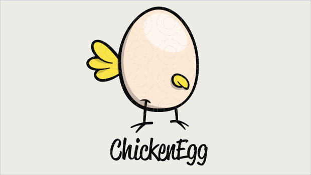 chicken egg logo design