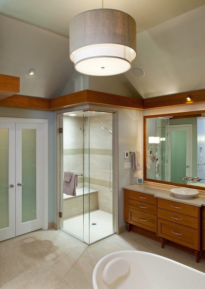 corner bathroom glass shower designs