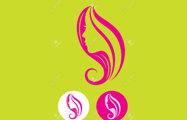 womens hair style logo designs
