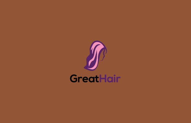 awesome hair logo design