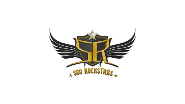 rockstars wings logo design