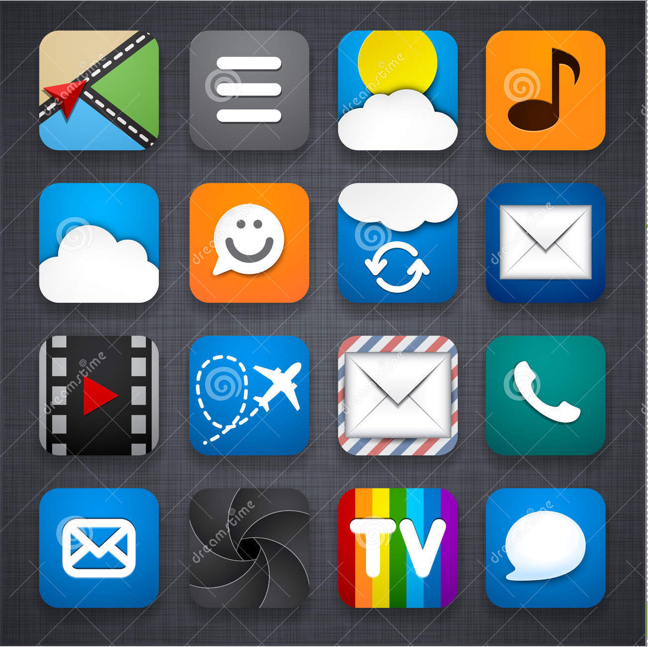 mobile app icons