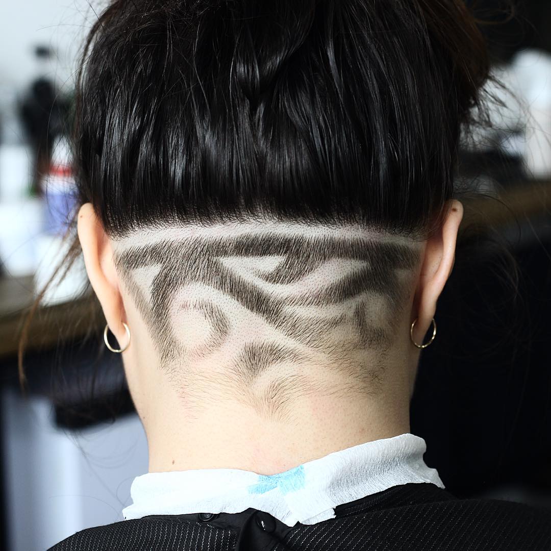 awesome taper haircut for female