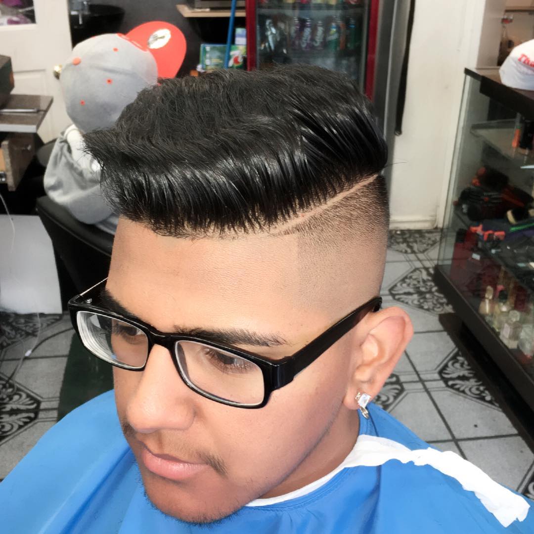 trendy fade taper hairstyle