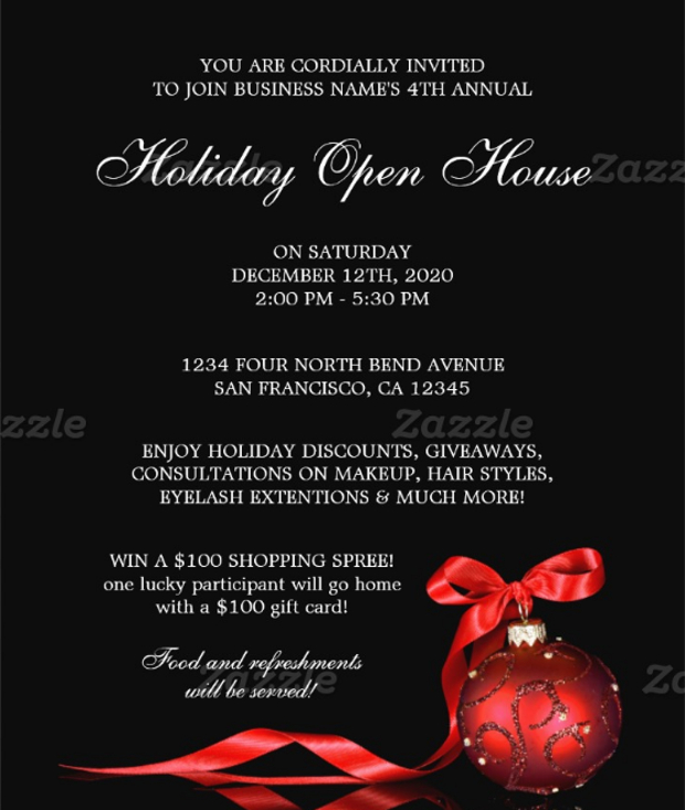 Business Open House Flyer