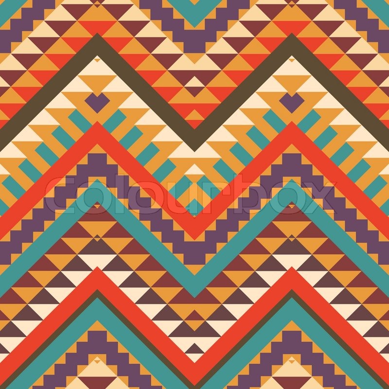 colorful aztec pattern