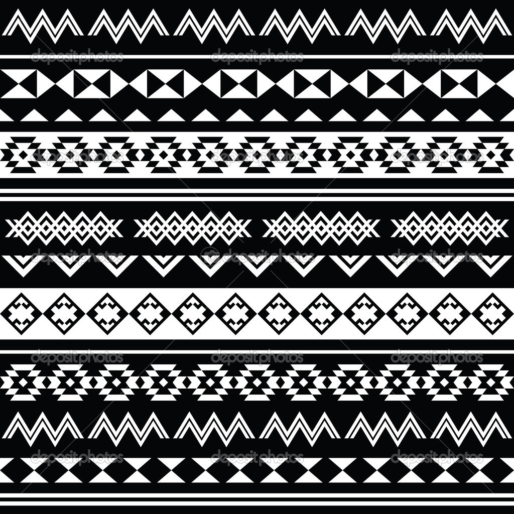 aztec tribal pattern