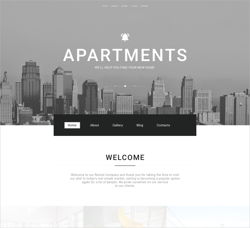 real estate agency responsive wordpress theme